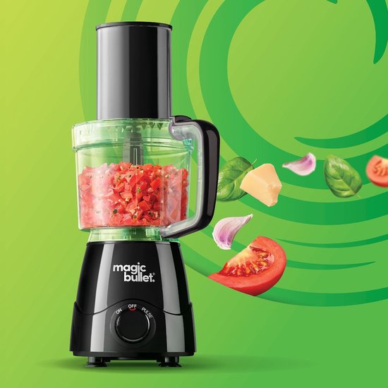 magic bullet Kitchen Express – 2-in-1 – Blender met Foodprocessor – Zwart – incl. Bekers To Go — afbeelding 5
