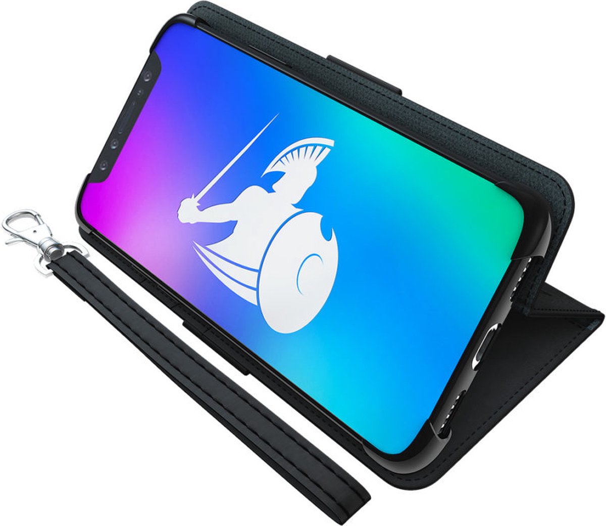 Stralingsvrij telefoonhoesje iPhone 15 - Anti straling hoesje - DefenderShield Bookcase