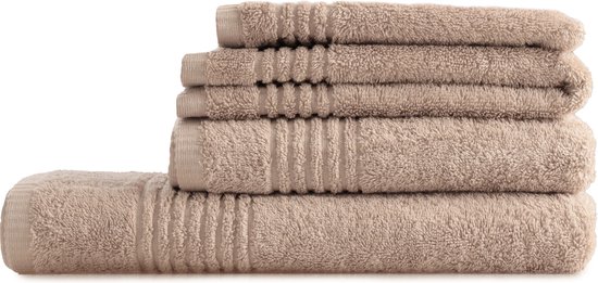 Lot de Handdoeken 22 pièces - Supreme - OEKO-TEX Made in Green - coton doux 600 g/ m2 - sable