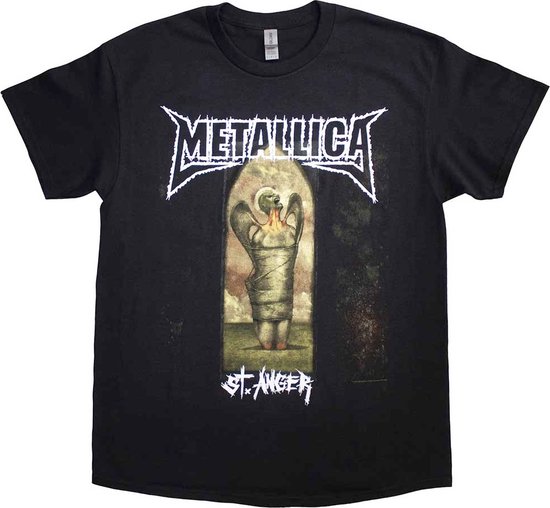 Metallica - St Anger Angel Heren T-shirt - L - Zwart