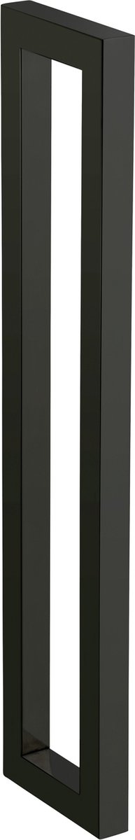 WENKO Wand Handdoekhouder Reitani zwart mat 40cm hoog - Handdoekrek - Handdoekenrek