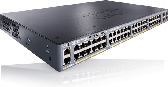 Cisco Catalyst 2960-X Switch - 48 poorten - Rack-montage - PoE | bol