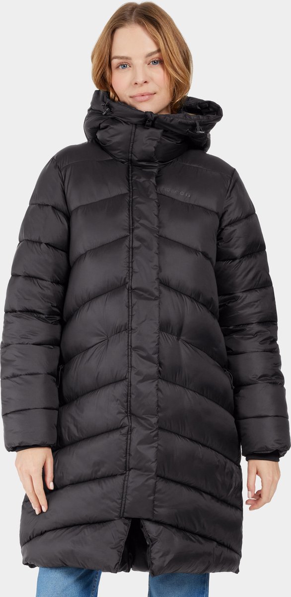 Didriksons MARION WNS PARKA Dames Outdoorjas Zwart