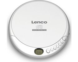 Lenco CD-201SI Discman - Draagbare CD-MP3 Speler met Anti-Shock bescherming - Zilver