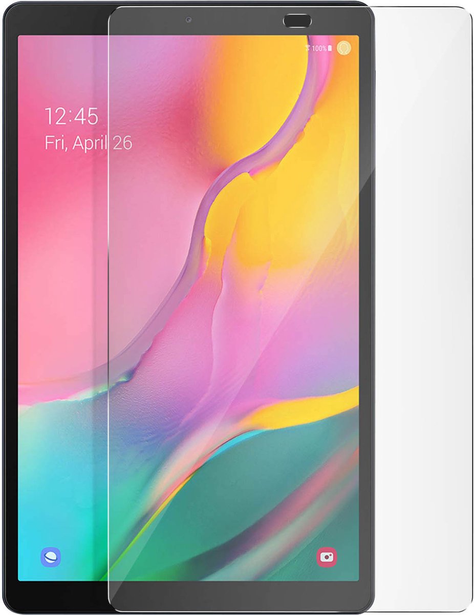 Gehard Glas Geschikt voor Samsung Galaxy Tab A 10.1 2019 9H Anti-vlekken transparant