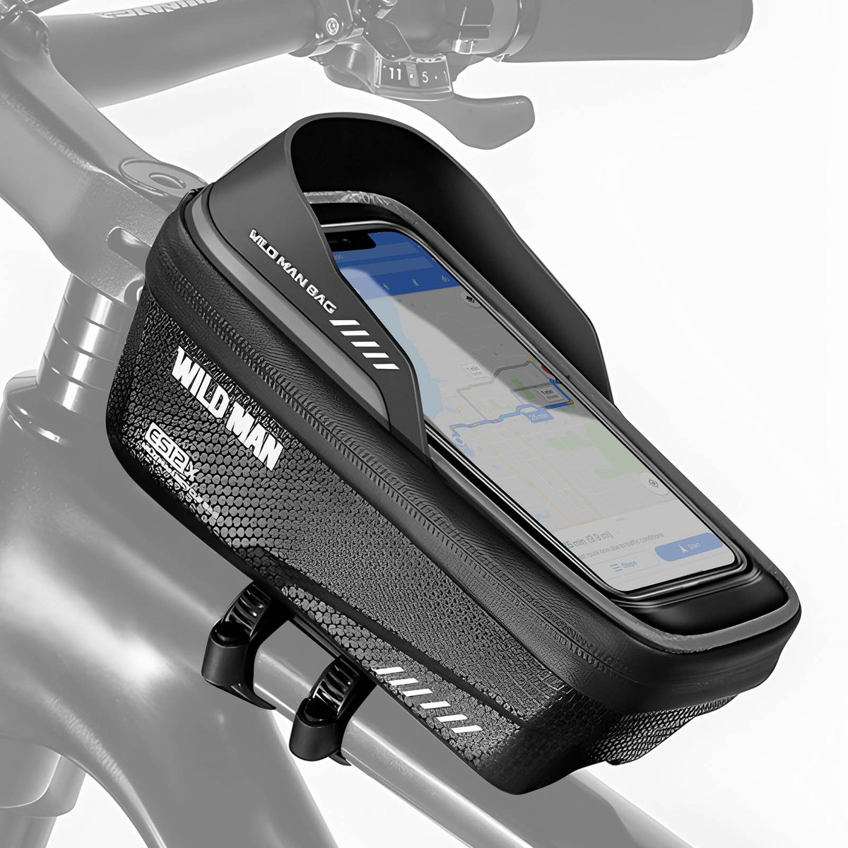 Wildman, Tas Waterdicht 1L - Dubbele smartphonehouder, Wildman ES12X, Zwart
