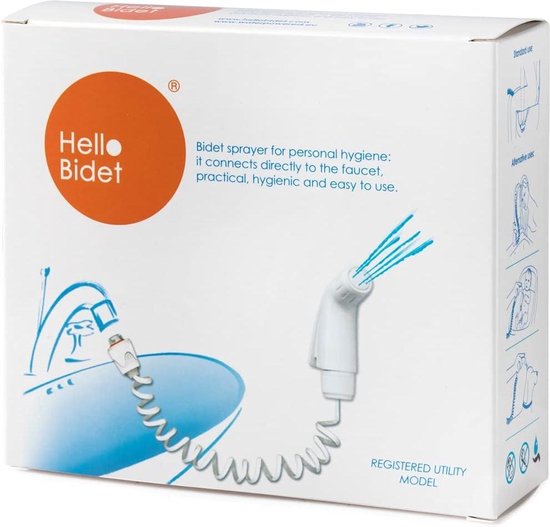HELLO BIDET draagbaar bidet voor intieme hygiëne - aangesloten op kraan - gezinsvriendelijk - senioren - motorische problemen - Italiaans product van HELLO BIDET — afbeelding 3