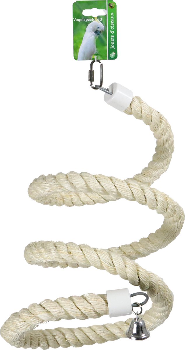De Boon Spiraaltouw Uitrekbaar 50CM met Bel