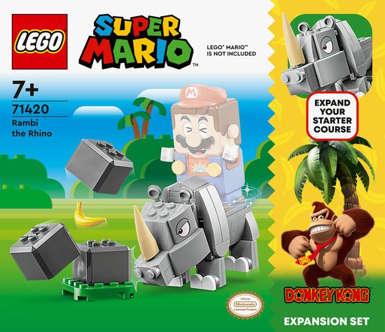 LEGO Super Mario Uitbreidingsset: Rambi de neushoorn - 71420