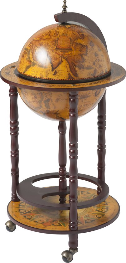 GOPLUS Globe Barwagen, wereldbol, minibar wereldbol, wereldbol, wijnrek