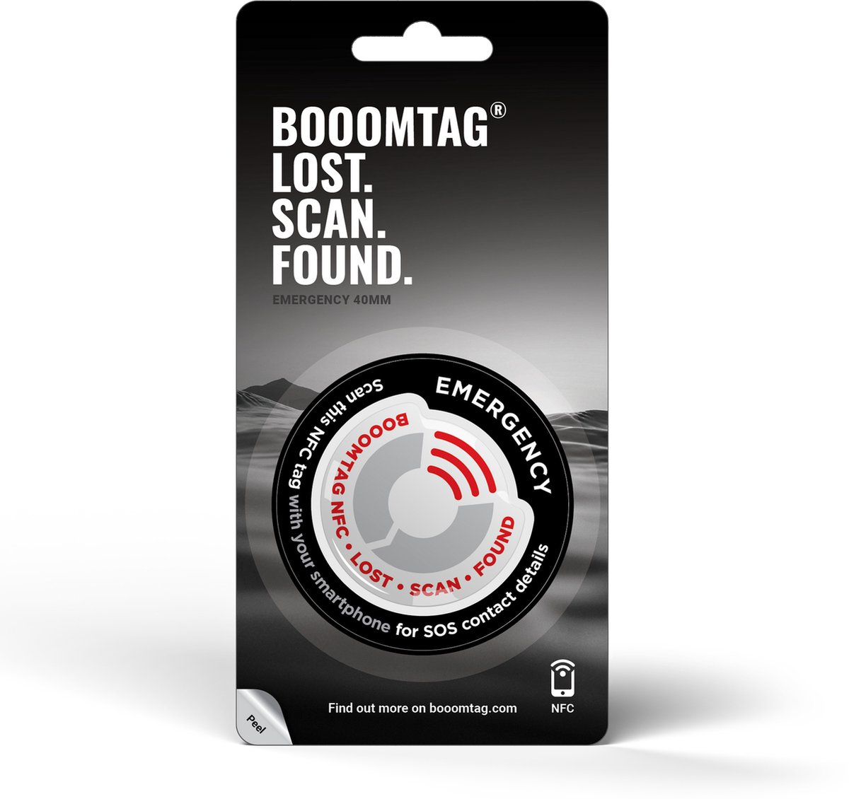 Booomtag Dome Sticker