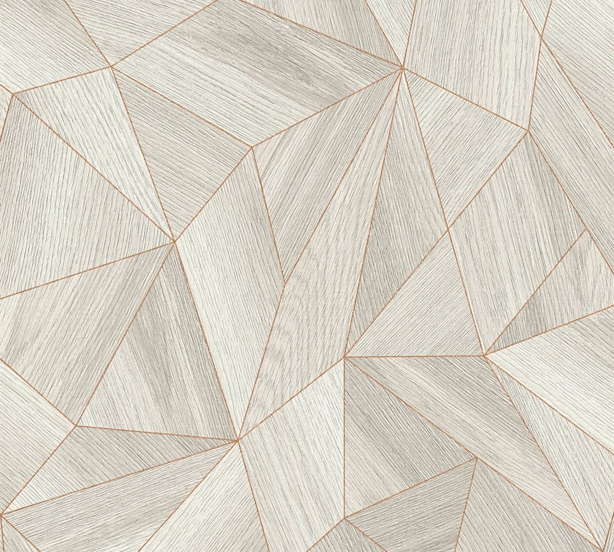HOUTLOOK BEHANG | Grafisch - Grijs Beige Goud - Living Walls Daniel Hechter 7