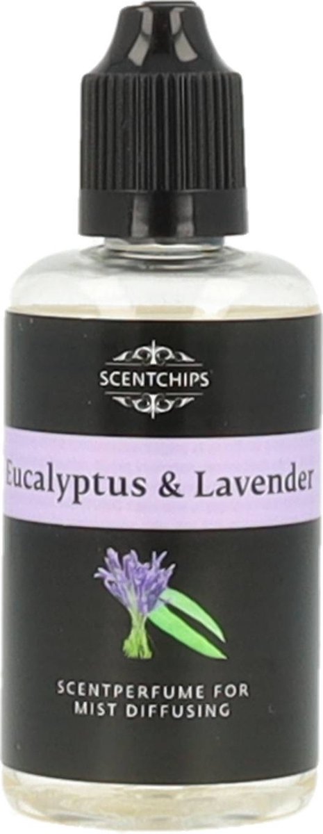 Scentchips® Eucalyptus & Lavendel - Geurolie Voor Aromadiffuser - Geurolie Voor Oliebrander - Navulling Geurbrander - Etherische Olie - Geurverspreiders - Verdamper