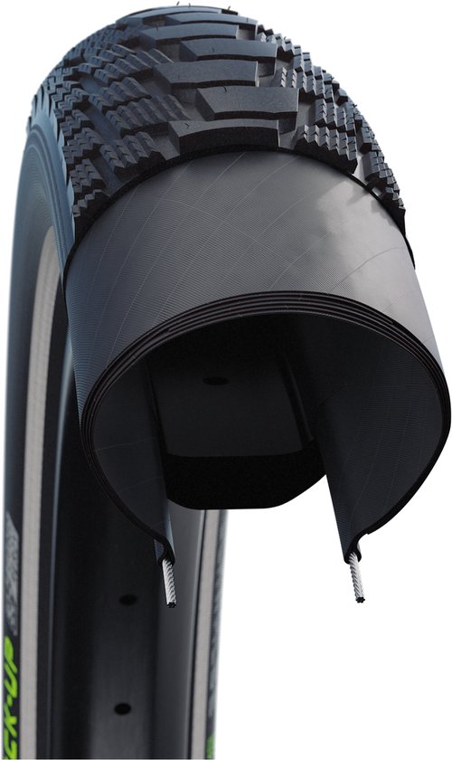 Buitenband Schwalbe Pick-Up Super Defense 20 x 2.15 / 55-406 mm - zwart met reflectie van Schwalbe — afbeelding 5