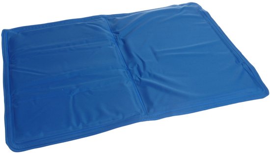 Pets Collection Verkoelende gelmat/koelmat - huisdieren - blauw - 30 x 40 cm - voor honden en katten
