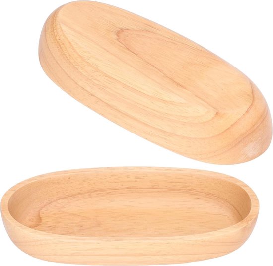 Houten Sushi Bridge Bediening dienblad 43x21,5x12,5cm (1 stuk