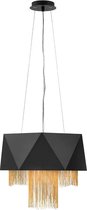 Hinkley/ Fredrick Ramond LED Pendelarmatuur Zuma | 6X E27 Max 60W | Dimbaar | Satin Black/ Gold