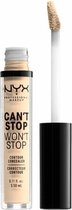 Nyx Professional Makeup Can't Stop Won't Stop Concealer - Pale - Concealer - Zeer Licht