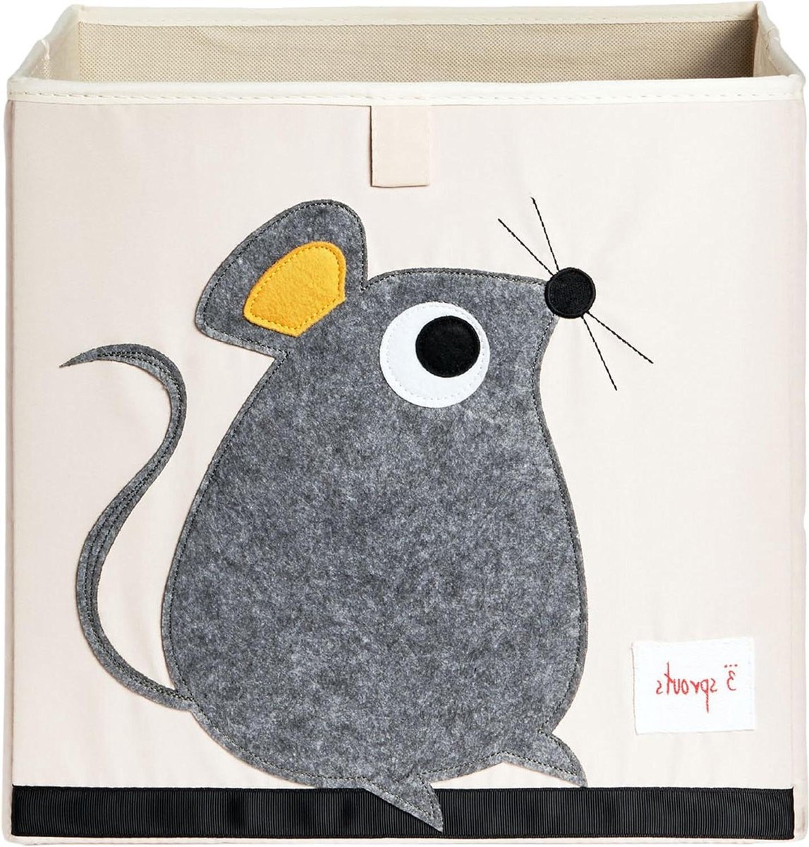 Opbergdoos Muis 33 x 33 x 33 cm Meerkleurig - Afmetingen - 3 Sprouts