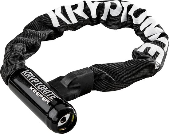Keeper 755 Int. Chain 21 - Kryptonite zwarte/witte fietsketting chain lock van Kryptonite — afbeelding 2