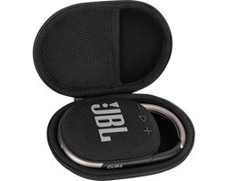 foto van Hard Cover Opberghoes Voor JBL Clip 5 - Beschermhoes Travel Case Hoes Opberg Tas - Zwart