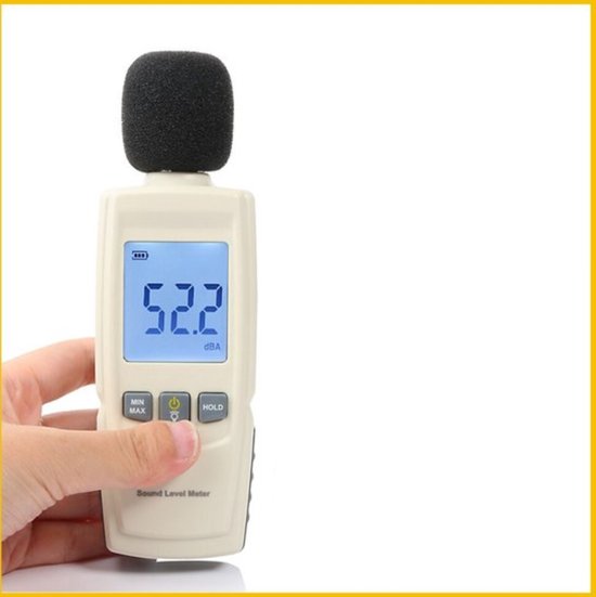 Decibelmeter met Certificaat - Digitale Geluidsmeter - Db Meter | bol