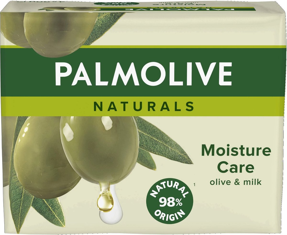 Palmolive Naturals Hydraterend met olijfolie zeepblokken - 4 stuks x 90 g