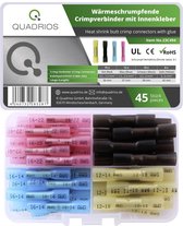 Quadrios 23C494 Stootverbinder 0.5 mm² 6 mm² Rood, Blauw, Zwart, Geel 45 stuk(s)