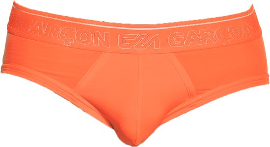 Garçon Neon Orange Briefs - Heren Ondergoed - Slip voor Man - Mannen Slip