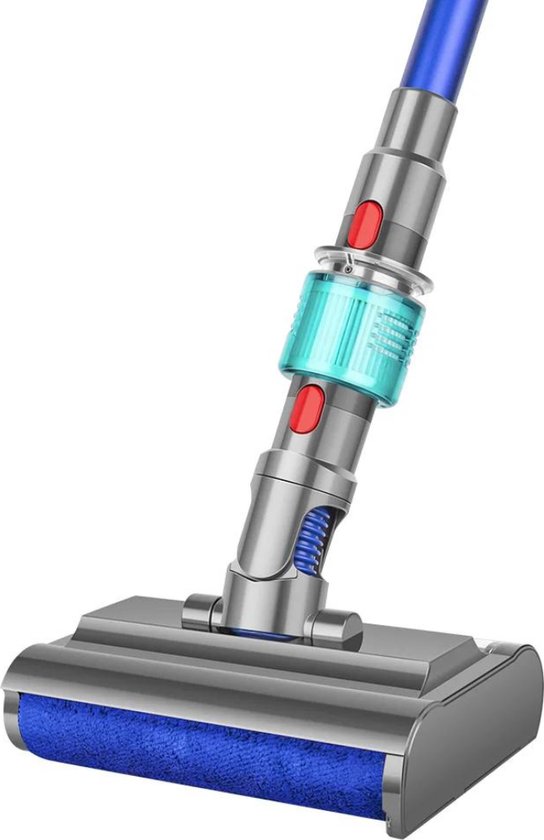 Foto: Zenc all in one aangedreven zuigmond geschikt voor dyson v15 v11 v10 v8 v7 steelstofzuiger vloerborstel stofzuigermond opzetstuk mondstuk stofzuigeraccessoires grijs