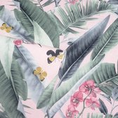 DUTCH - WALLCOVERINGS - Behang - Lush - Tropical - roze - en - blauw