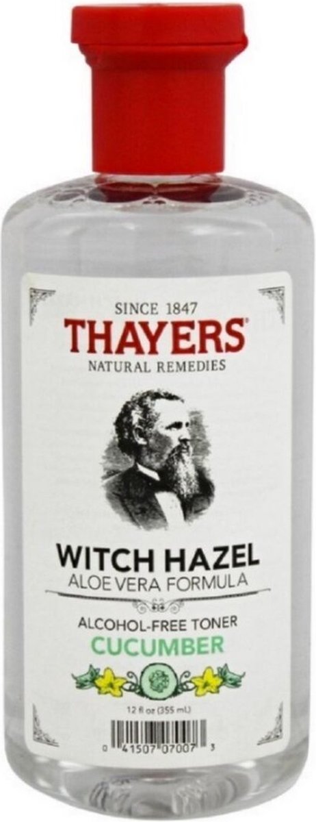 Goedkoopste Witch Hazel With Aloe Vera Cucumber Facial Toner - OsvězujIcI PleťovE Tonikum 355ml