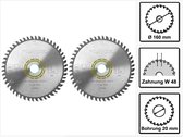 Festool fijngetand cirkelzaagblad HW 160 x 20 x 2,2 mm B48 160 mm 48 tanden ( 2 x 491952 )