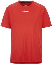 Craft Rush 2.0 T-Shirt Heren - Rood | Maat: XS