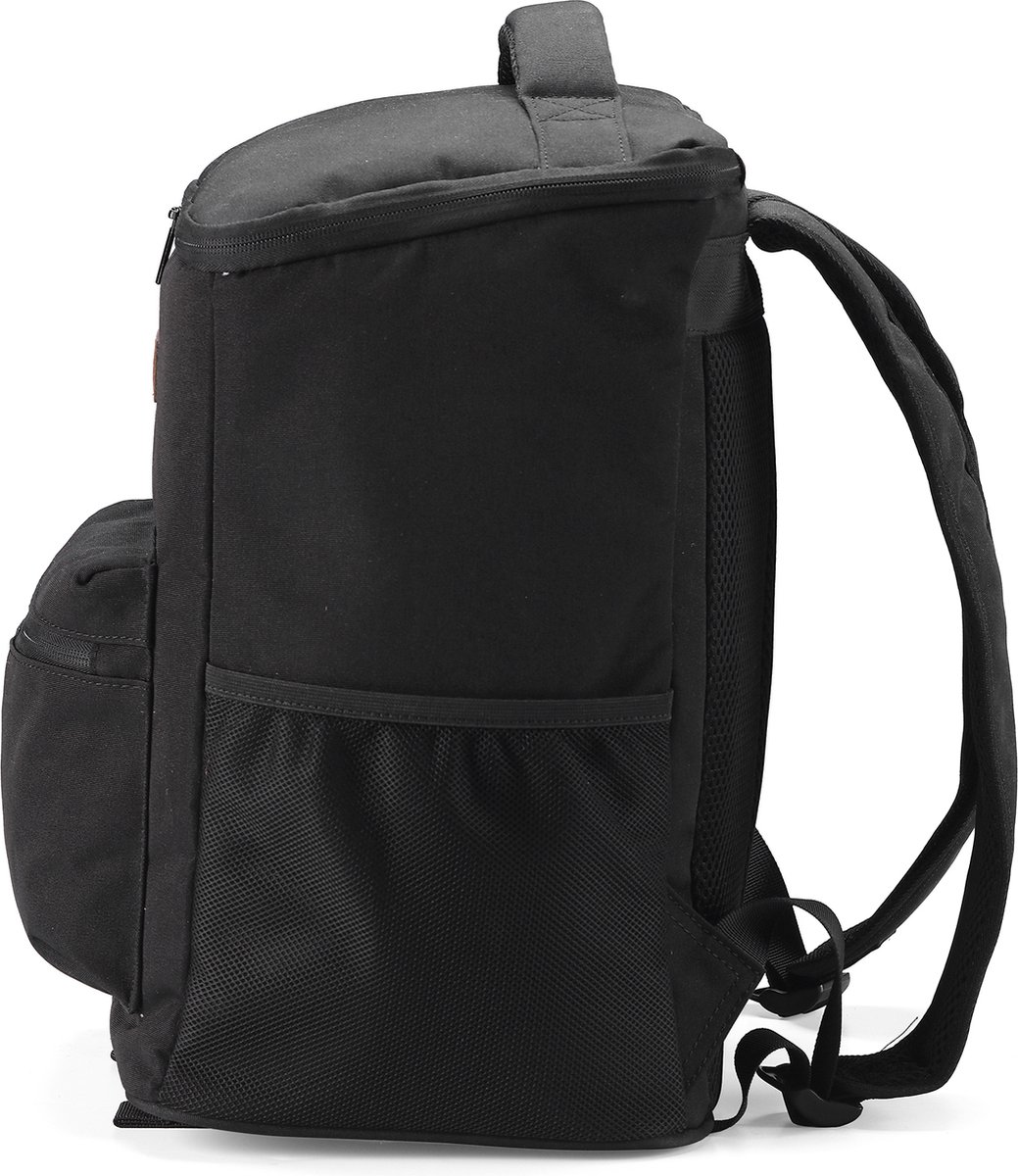 Packaway Koeltas Rugzak 25L - Incl. 2 koelelementen - Incl. flessenopener - Waterafstotend - Anti diefstal vak - 4 Laags geïsoleerd - Zwart — cadeau in Sport & Outdoor - foto 8
