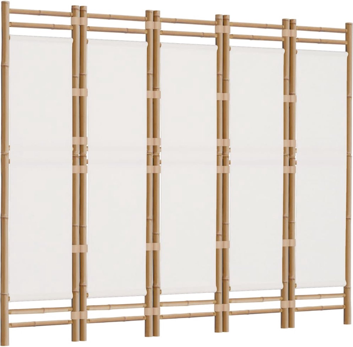Vintage kamerscherm van bamboe - Froufrou's