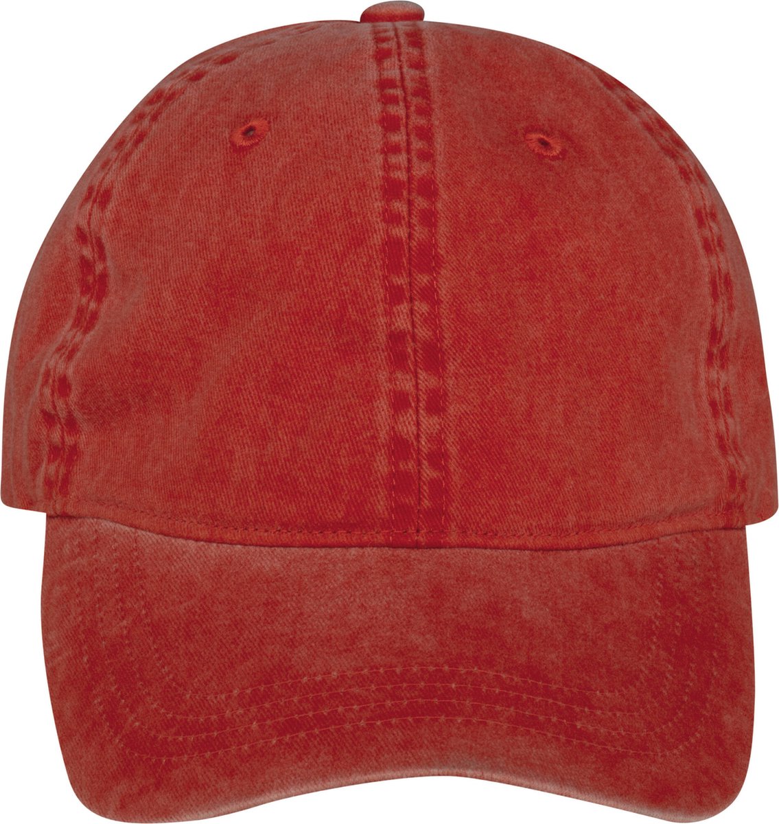 Native Spirit Ecologische en verwassen pet uniseks NS040 - Washed Paprika - One size