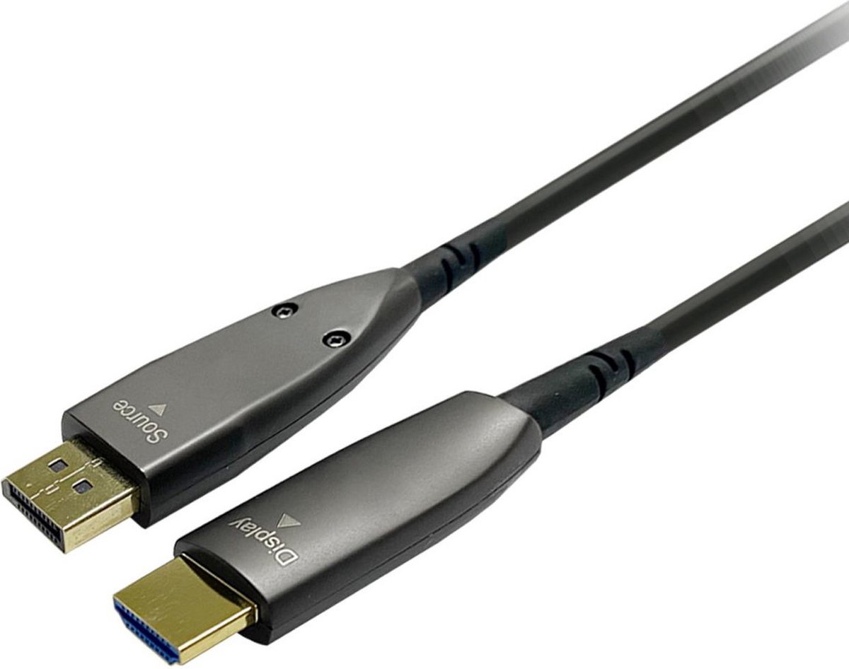 Vivolink PRODPHDMIOP40 video kabel adapter 20 m DisplayPort HDMI Zwart