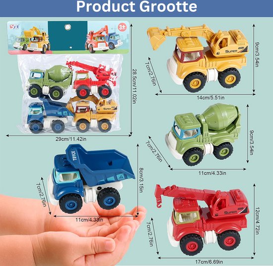 Eco plastic graafmachine – Boef en Aap