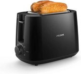 Bol.com Broodrooster 8 Bruiningsstanden - 2 Sleuven - Ondooifunctie - Zwart Bread Slicer aanbieding