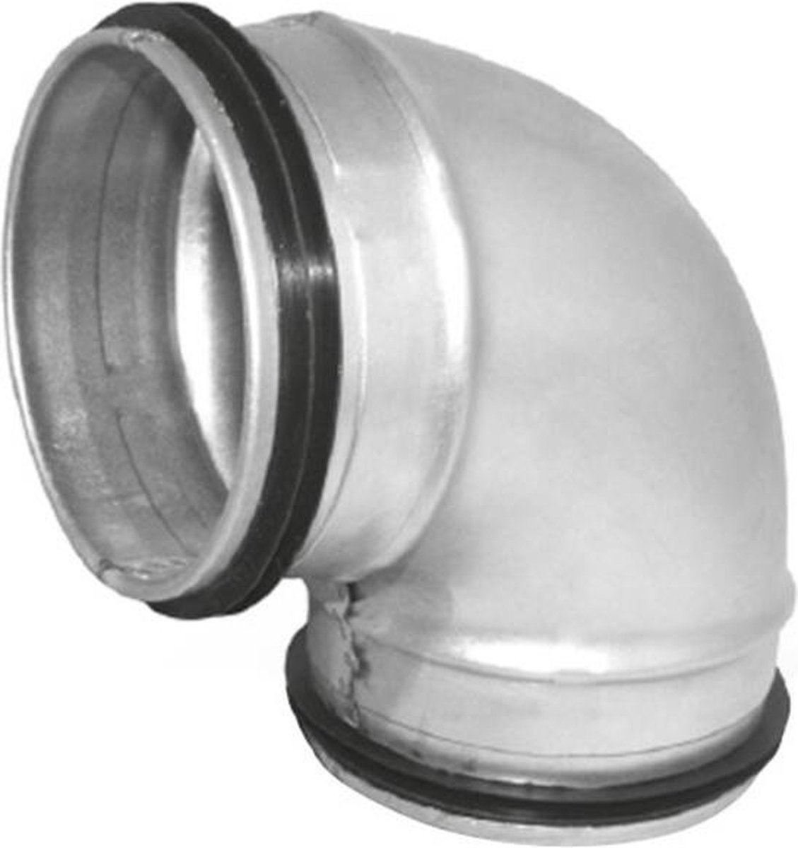 Korte ronde spiro bocht 90° Ø 160mm voor spirobuis