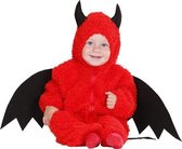 WIDMANN - Rode duivel kostuum voor peuters Halloween - 68/74 (6-9 maanden) - Kinderkostuums