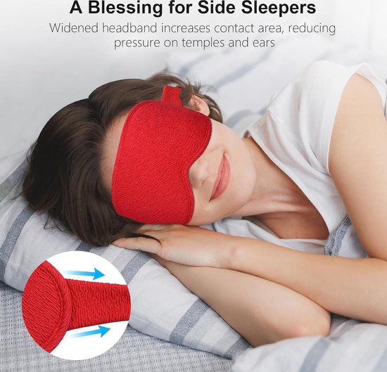 Masque De Sommeil Occultant Pour Homme Et Femme – Geen De Pression Oculaire – Design