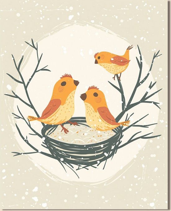 DecoBird Houten vogel Gouldamadine