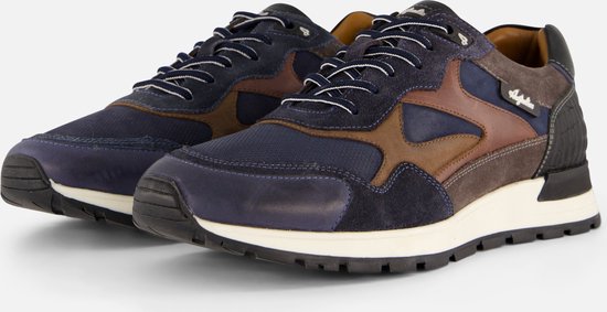Baskets pour femmes Australian Tiago en Cuir bleu - Taille 48