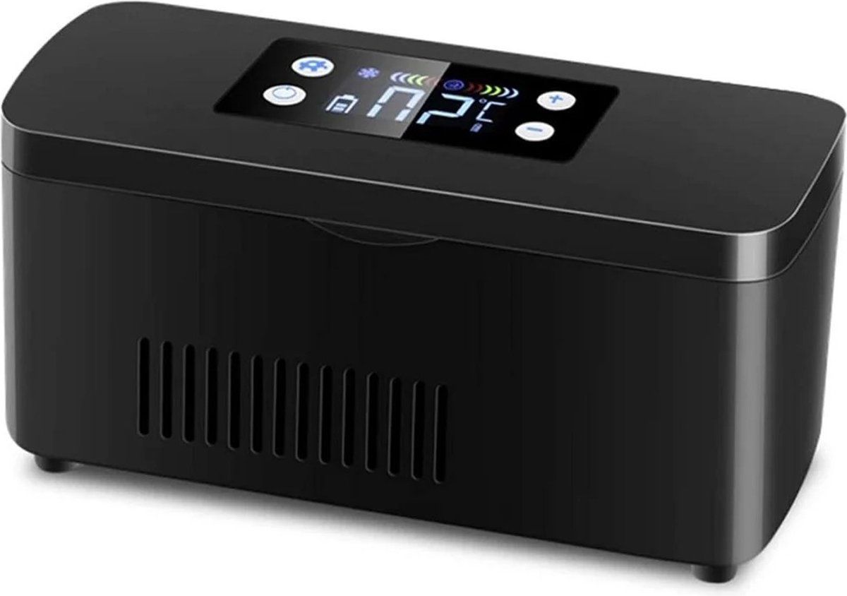 Insuline Koelbox - Koeltas medicijnen - Diabetes Koeltas insuline - Medische Koelbox - Insuline Etui - Diabetes Tas - Medische Koeltas - Auto Koelkast - Zwart