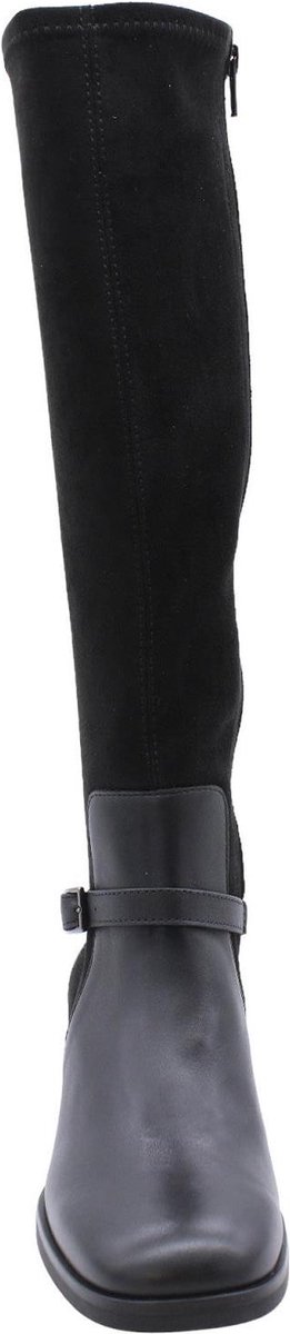 Bottes à Talons En Cuir Grainé Noir Hispanitas - Taille 37, Occasion Bon état