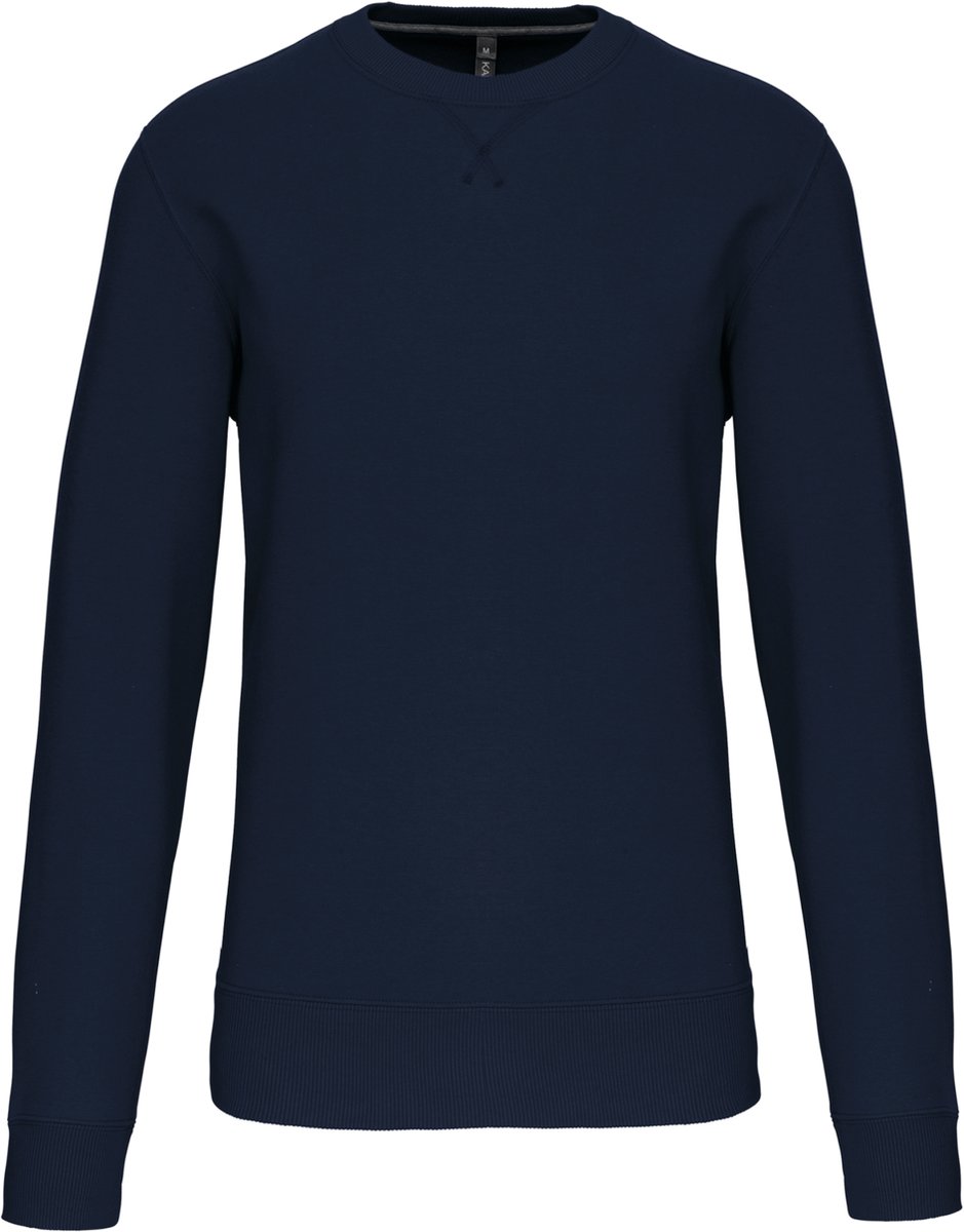 Unisex Sweater met ronde hals merk Kariban Donkerblauw - 4XL