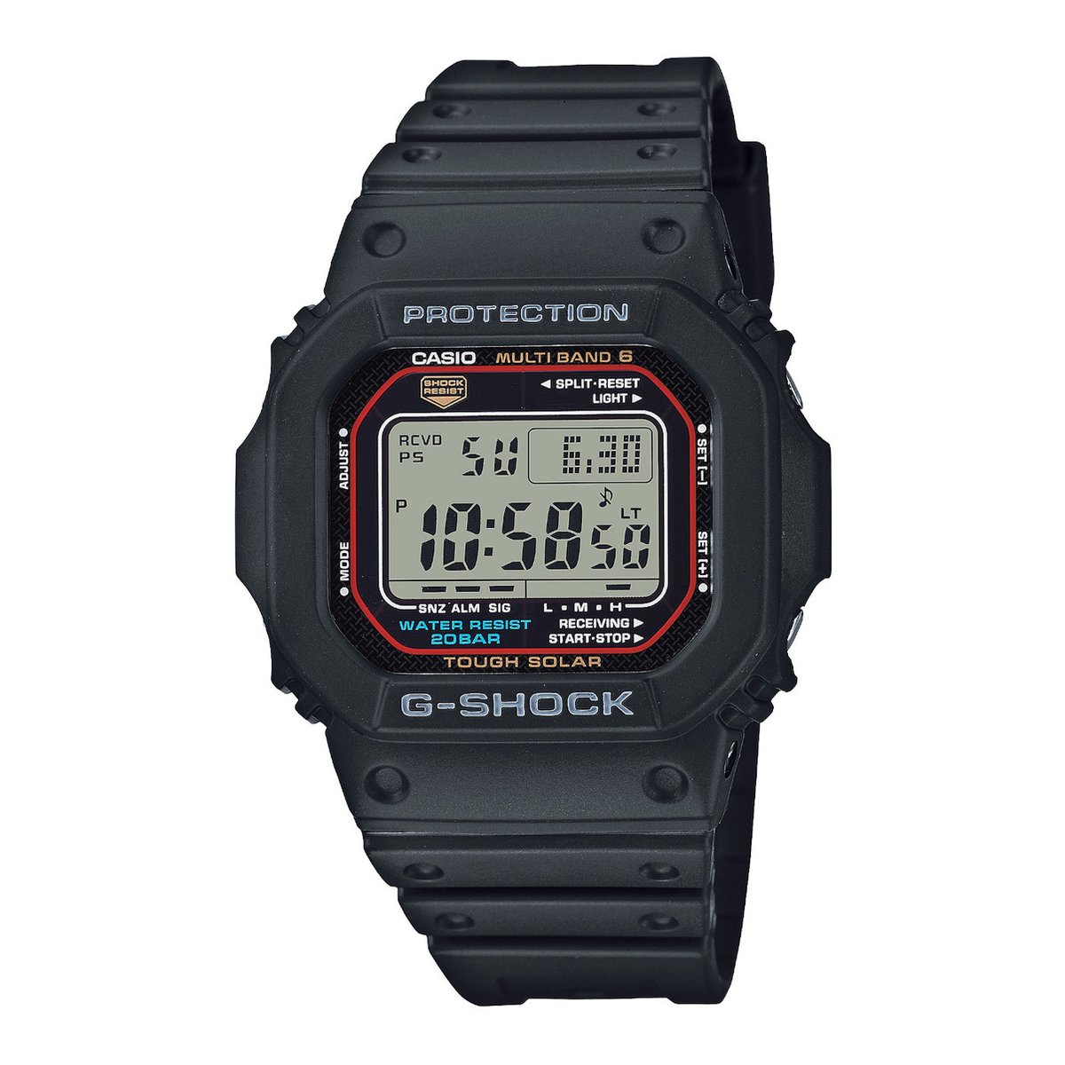 Casio G-Shock GW-M5610U-1ER Herenhorloge 43 mm - Zwart