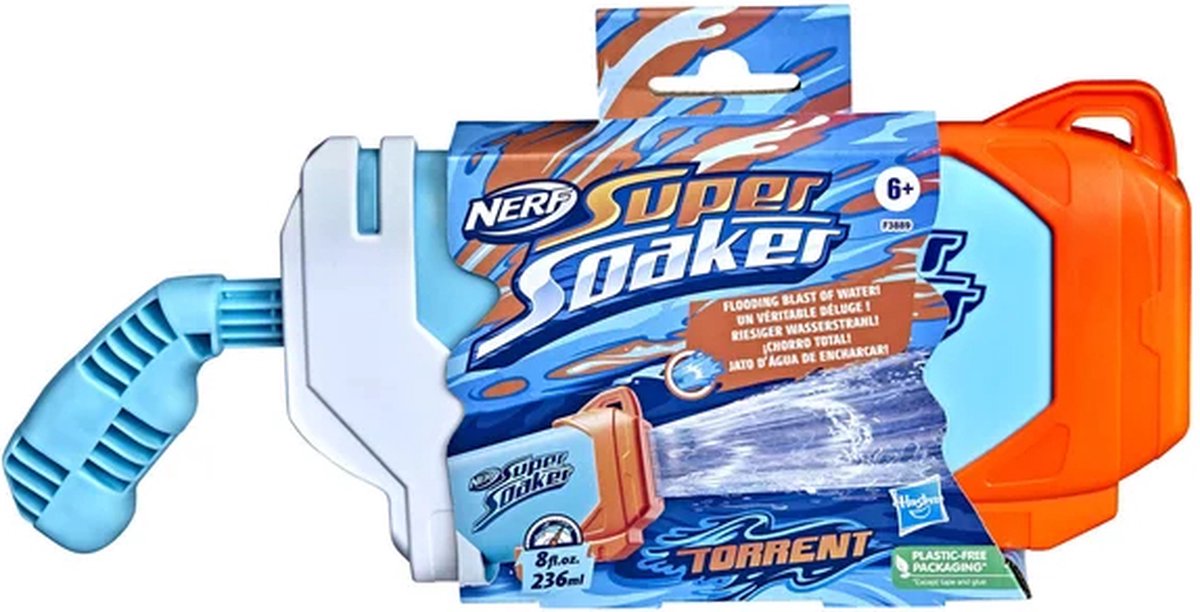 Nerf Super Soaker Torrent-waterblaster, pomp om een vloedgolf af te vuren,waterplezier voor buiten — afbeelding 11